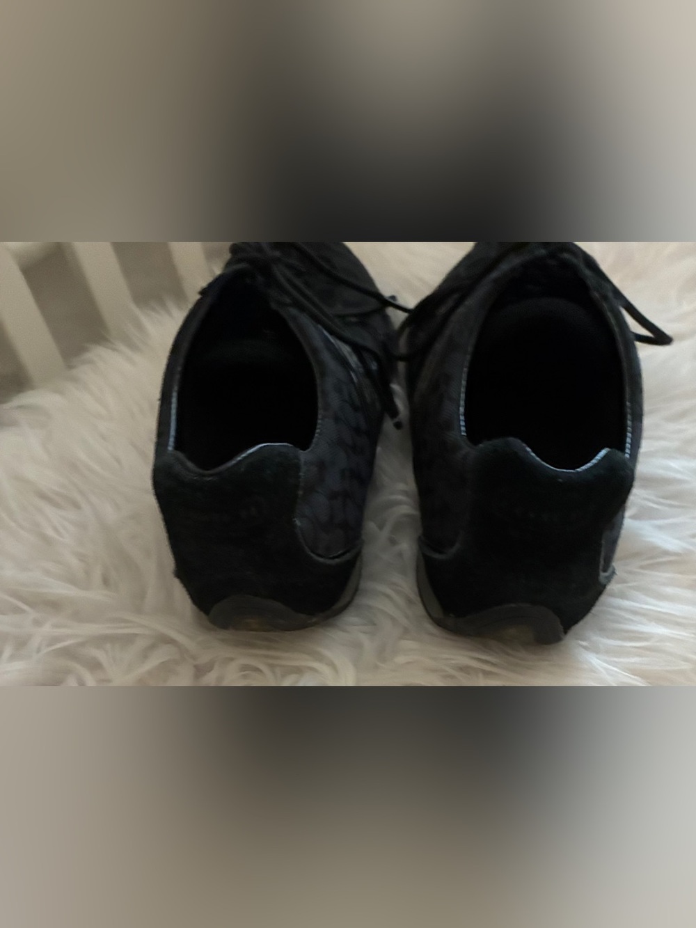 Coach Remonna Signature Sneakers - Black Sz 9.5 - Picture 12 of 15